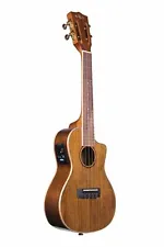 Kala KA-KCGE-C Hawaiian Koa Concert Cutaway Ukulele with EQ