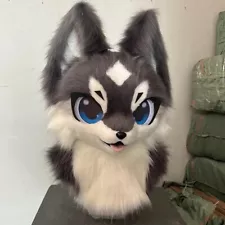 Fursuit Head Cute Fox Dog Fursona Cosplay Convention