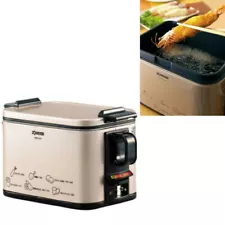 ZOJIRUSHI Electric Fryer Cocoa Metallic EFK-A10-TJ Do not use fire From Japan