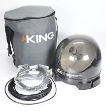 KING VQ 4900 DISH Tailgater Pro Premium Portable/Roof with Carrying Bag & Cables