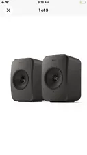 KEF - LSXII LT Wireless Speakers (Pair) - Graphite Grey - In Retail Box