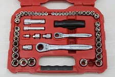 Craftsman MAX AXESS 51PC 1/4" 3/8" Ratchet & Socket Set Metric SAE 29309 NO 18MM