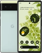 Google Pixel 6 - 128GB - Sorta Seafoam (Google Ed. and Unlocked) Good**