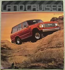 TOYOTA LAND CRUISER LF USA Sales Specification Leaflet For 1986 #P/5-277 (8/85)