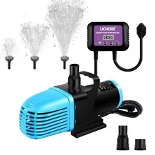 Submersible Pond Waterfall Pump Dance Fountain Water Pumps, 2200 GPH Ultra Qu...