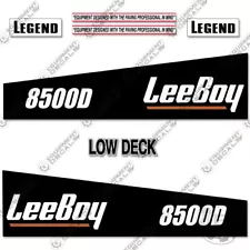 Fits LeeBoy 8500D Decal Kit Asphalt Paver Equipment Decals - 7 YEAR VINYL