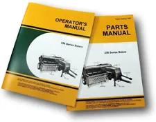 Operators Parts Manual Set For John Deere 336 Square Baler Catalog Twine & Wire