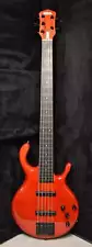 1990 Pedulla MVP-5 Bass Fretless Conversion 5-String Red w/HSC