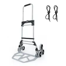 Stair Climber Dolly - 400 lb Capacity, Improved Tire Size, Effortlessly Climb...