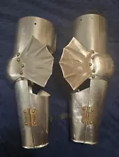 STAINLESS medieval ARMS vambrace armor armour sca larp hema ren faire sword