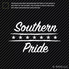 Southern Pride Sticker Die Cut Decal hospitality