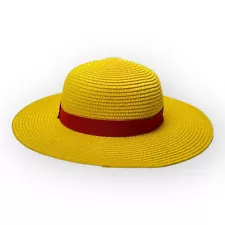 One Piece Monkey D. Luffy Straw Hat Anime Cosplay Cap