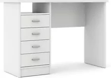 Desk with 4 Drawers White...