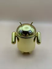 Google Android Mini Collectible Figurine 3” Shiny Gold Color