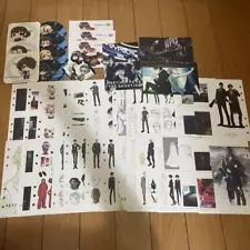 PSYCHO-PASS Goods Lot of set Shinya Akane Shogo Postcard Coaster Not for sale