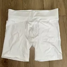 SPANX Ultra Sculpt for Men White Size XL Shaping Pouched Boxer Brief Shorts