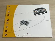 Vintage 2001 Pontiac Grand Prix OEM New Car Sales Catalog Brochure