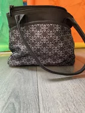 “The First Years” Baby Diaper Bag Black Grey Patterned For Newborn Toddler