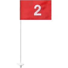 Golf Flags for Yard 6 FT Golf Flagstick for Putting Green Golf Hole Flag