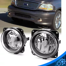 Pair Fog Lights FOR 00-04 Ford F-150 F150 Harley Davidson Driver Passenger Side (For: 2001 F-150)