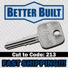 Better Built Tool Box Key Precut to Code 213