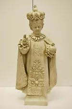 Nice Infant of Prague Statue for Indoor or Outdoor Use - 24" Fiberglass