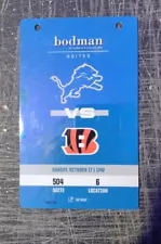 2021 Cincinnati Bengals Detroit Lions NFL Football Ticket Stub Joe Burrow