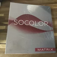 Matrix SoColor Permanent Color Swatch Book Binder 2017 Edition