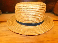 Authentic AMISH BOYS STRAW HAT Lancaster Co PA