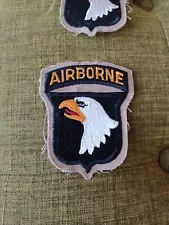 Reproduction WW2 US Army 101st Airborne Patch - Screaming Eagles - Cut Edge