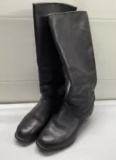 Soviet casual leather army women's boots from World War II.