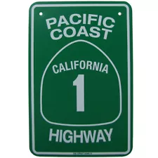 Metal PCH California Highway 1 US/CA Street Sign Bar/Pub/Garage/Shop Wall Decor