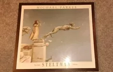 Michael Parkes "Gargoyles" New York Steltman Galleries Print -Wood Framed- EUC