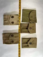 Lot of 5 WWII WWI Colt 45 1911 Magazine Pouches