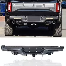 Raptor Style Rear Bumper Compatible with Ford F150 2015-2020，with Brake Light (For: Ford Raptor)