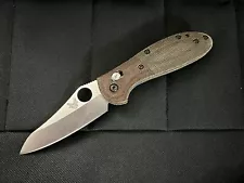 Benchmade Griptilian 555 With Custom Micarta Igorded Scales S30v Steel