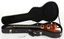 PRS SE HB II Piezo Semi-Hollow Electric Guitar, Blacl Gold Burst w/ Hard Case