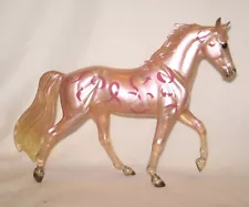 Breyer horse clear pink cancer support Tennessee walking TWH