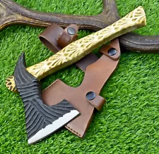 CUSTOM Handmade Carbon Steel Viking TOMAHAWK , HATCHET, AXE , AXE, EX-10371