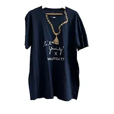 Lil Yachty x Nautica 2017 Chain Collab Shirt Size X-Large Lil Boat