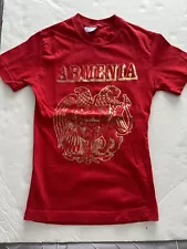 Armenia Armenian Coat Of Arms Emblem Symbol T-Shirt Size US 4/5