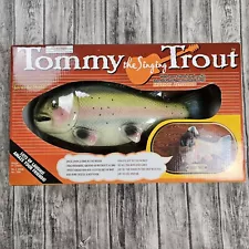 Vintage Animated Tommy Trout Singing Fish Motion Activated "Joy To The World"