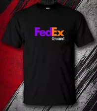 Unisex Clothing Fedex Ground Logo Black Color Shirt Size Usa