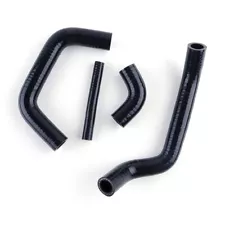 For Suzuki RM250 RM 250 1983 -1986 Silicone Radiator Hose Cooling Pipe BLACK (For: 1983 RM250)