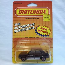 Matchbox MB43 Renault 11 Turbo Black Automotive Superstars 1:64 Scale For Sale