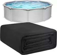 28 Ft Pool Liner Pad, Round Pool Liners for Above Ground Swimming Pools, Dura...