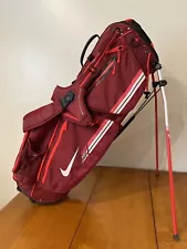 Nike Extreme Sport 8 Way Golf Stand Carry Bag Dual Revolving Harness Rain Cover