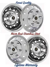 16" FORD TRANSIT SNAP ON DUAL STEEL WHEEL SIMULATORS HUBCAPS RIM LINER COVERS ©