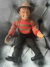 VINTAGE 18" FREDDY KRUEGER NIGHTMARE ON ELM STREET PULL STRING TALKING DOLL 1989