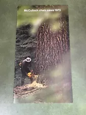 McCulloch Chainsaw 1973 Sales Brochure